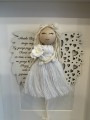 anioł stróż na chrzest handmade