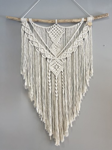 makrama ze sznurka skręcanego